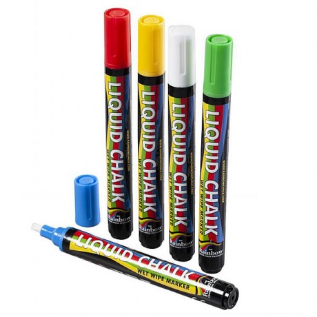 Liquid Chalk Markers (Sold Individually or in Sets of 5 Pens)